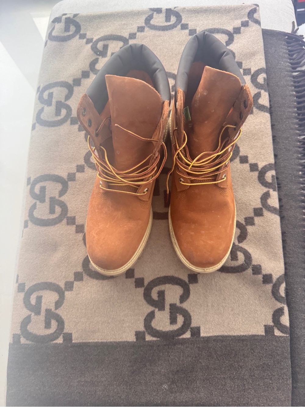 Timberland Wheat/Brown Lace-Up Work Boots